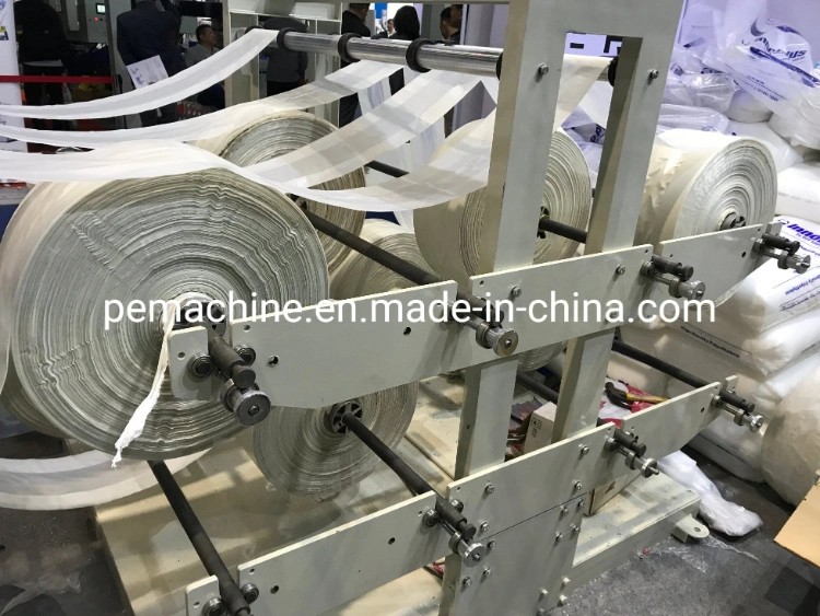 High Speed Polythene Biodegradable Plastic Shopping T-Shirt Bag Making Machine