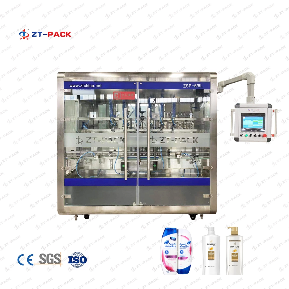 Automatic Shampoo Liquid Filling Machine for Hand Sanitizer, Shower Gel, Body Shower, Bottle Packaging Filling Capping Labeling Packing Machine